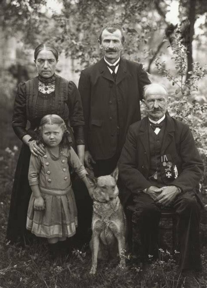 August 1 family portrait:&nbsp;Peter is also father to four children - Manon, Petros, Margot, and Madelon - from his first marriage to jewelry designer Marie-Louise 'Minou' De Gruyter (R)