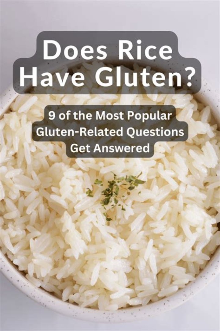 Does Rice Have Gluten? and 7 of the Most Popular GlutenRelated
