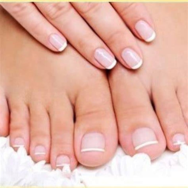 Gelish French Pedicure Azza Spa Best Home Service Salon Toenail