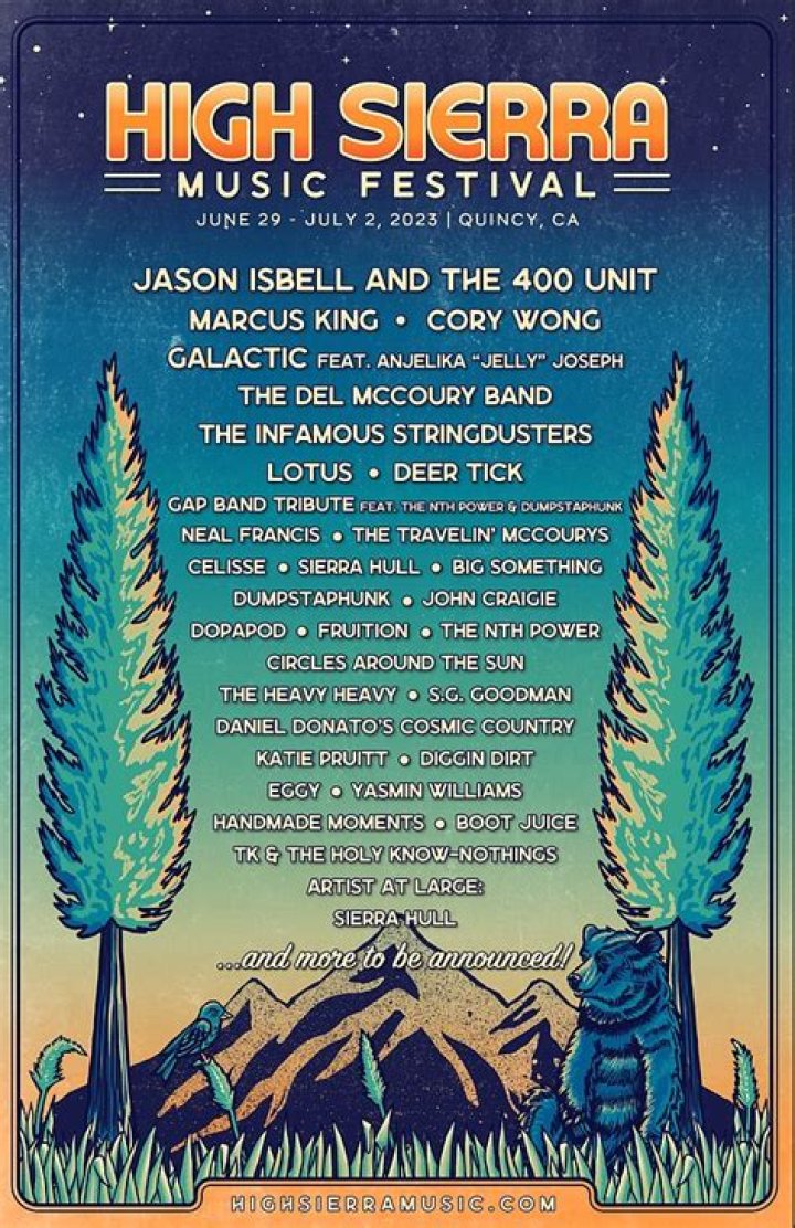 High Sierra Music Festival 2023 in Quincy, CA Everfest