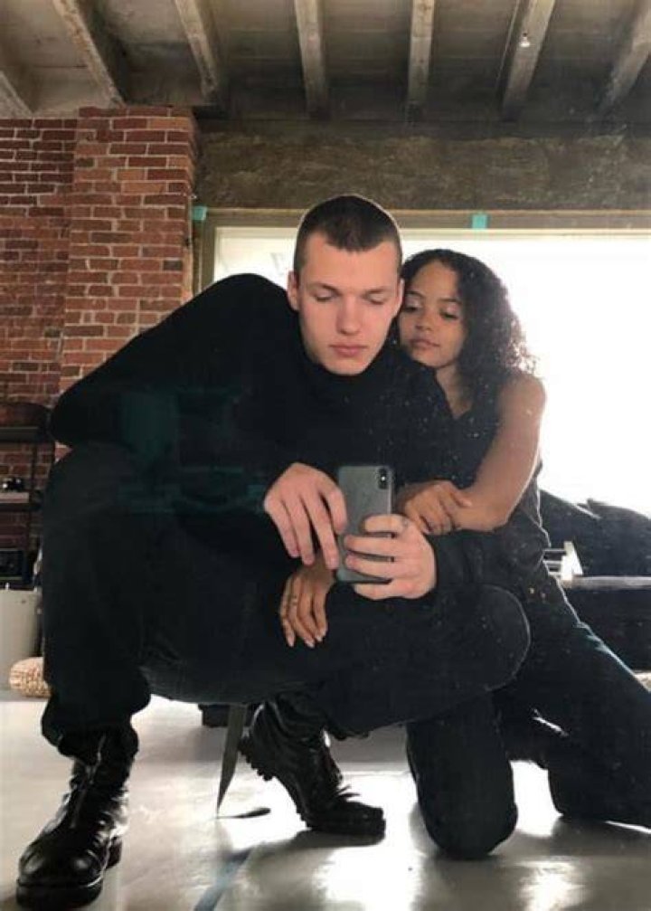 Quintessa Swindell with her boyfriend