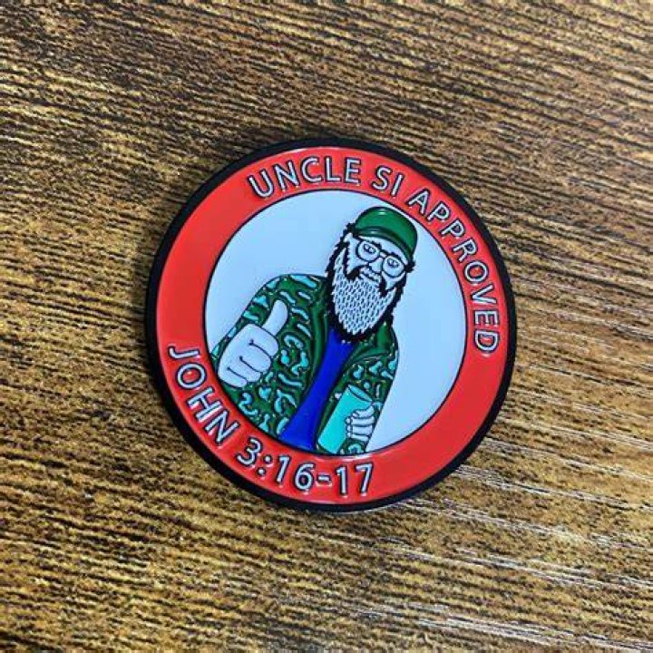 Uncle Si Challenge Coin Uncle Si American Scroll&trade;