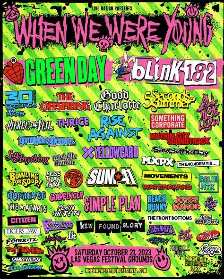 When We Were Young festival reunites emo acts &mdash; for 19 'down' payment